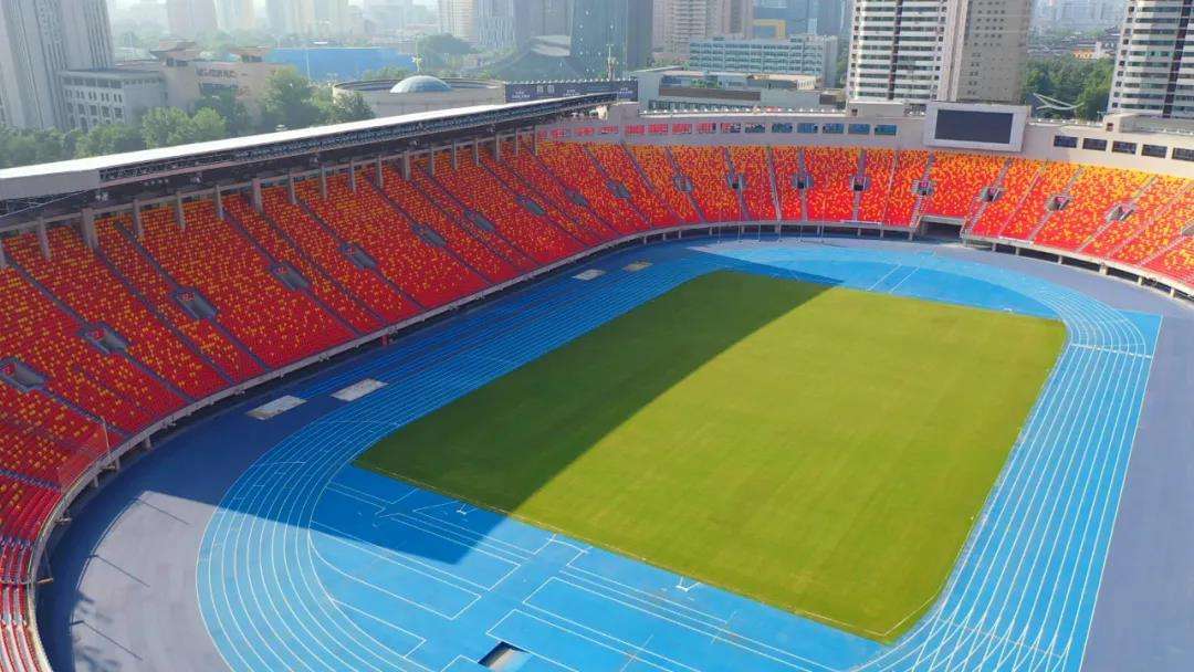 打卡改造后的陕西省体育场，进一步推进全民健身活动